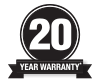 20 Year Warranty